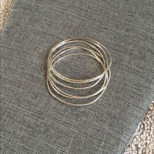 Sterling silver bangles